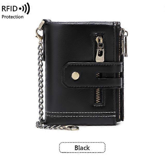 INF New RFID Blocking Wallet for Men with Double Chain