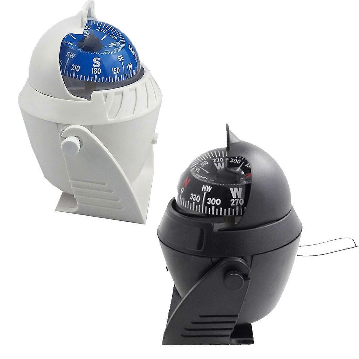 Magnetic Compass for Vehicles with Magnetic Declination Adjustment