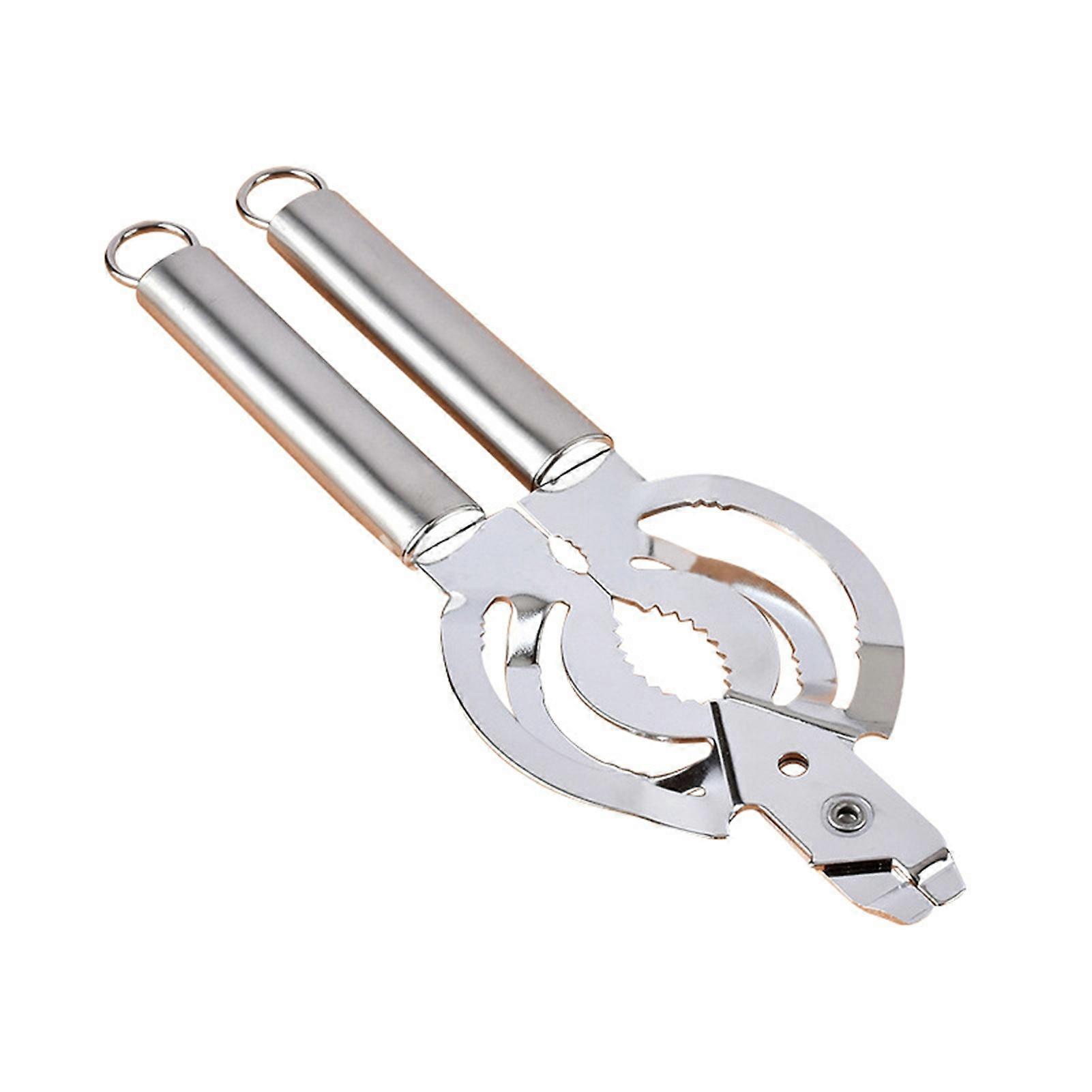 Bottle Opener Multifunctional Innovative Stainless Steel Easy Use Anti-rust Jar Can Opener for Daily Use