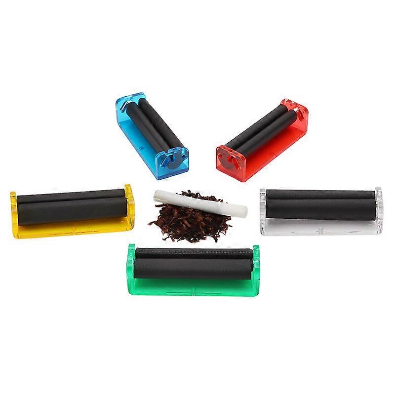 1pcs 70mm Plastic Cigarette Rollers Manual Plastic Rolling Portable Easy to Operate Dry Cigarette Rollers