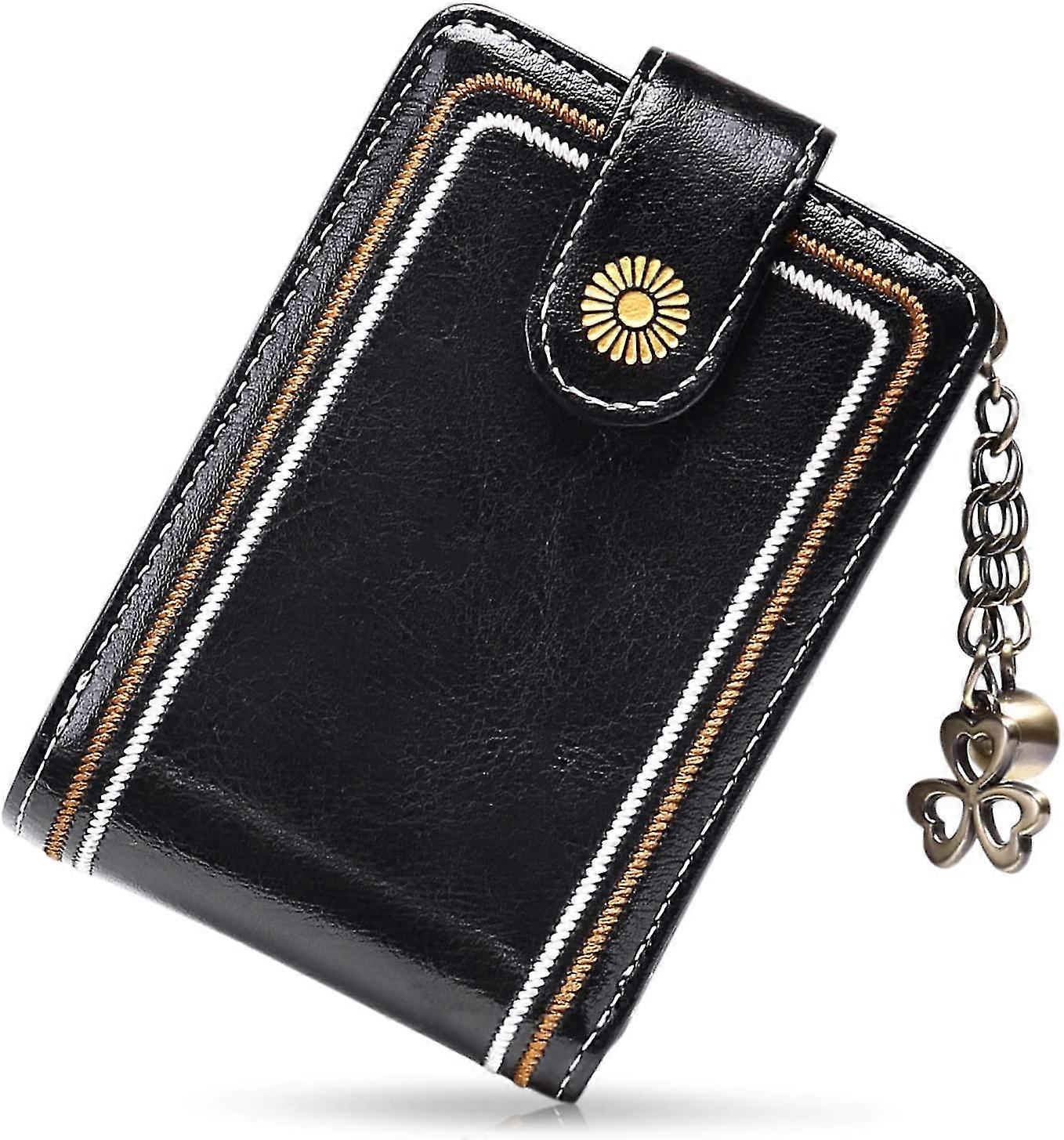 Multifunctional Leather Card Holder (black)