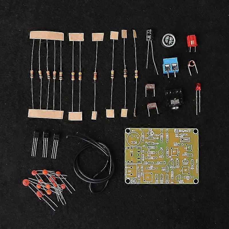 Diy Kit 88-108mhz Fm Transmitter Frequency Modulation Wireless Microphone Suit