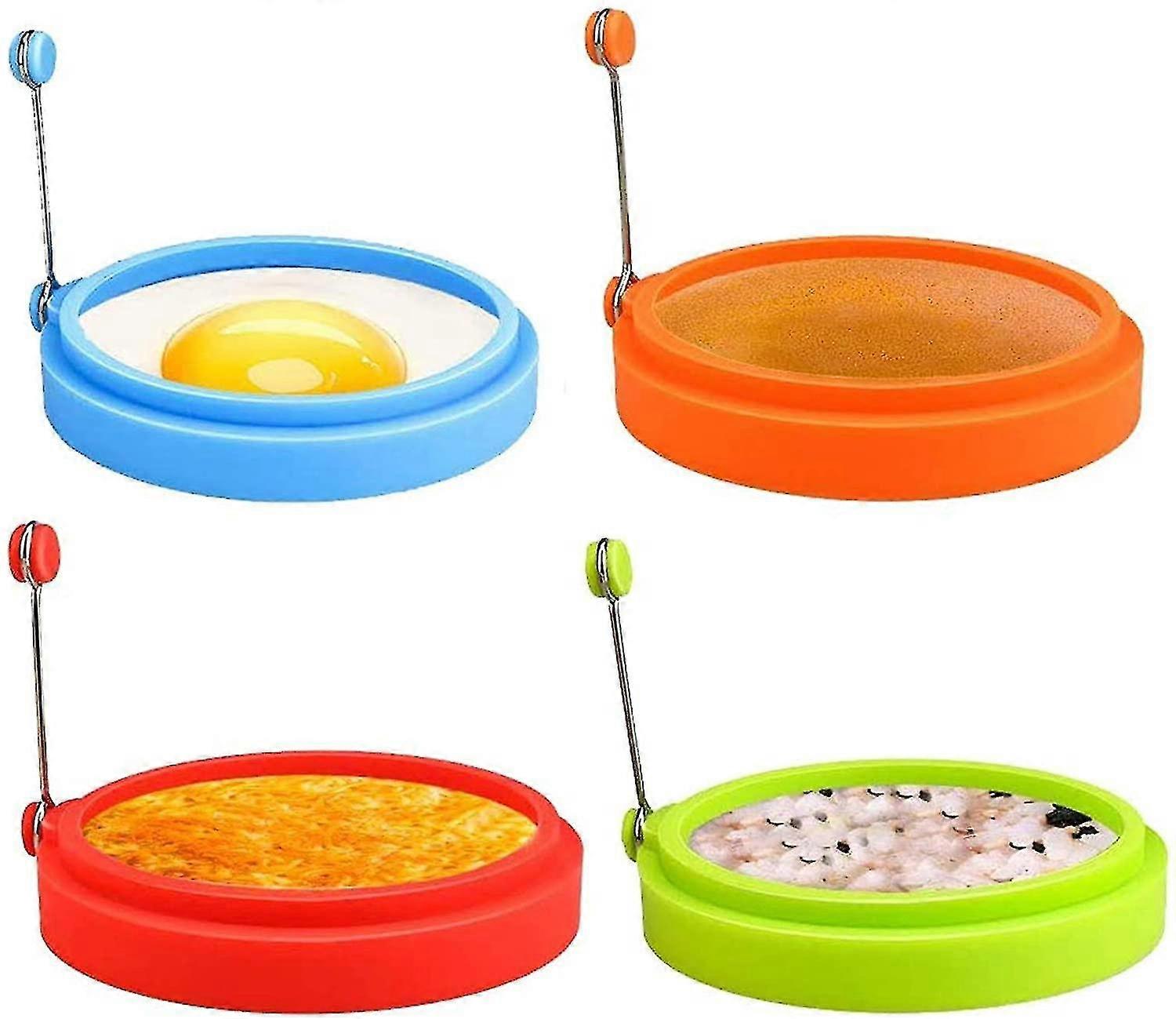 Silic Egg Rings, 4 Inch Egg Ing Rings, Non Stick