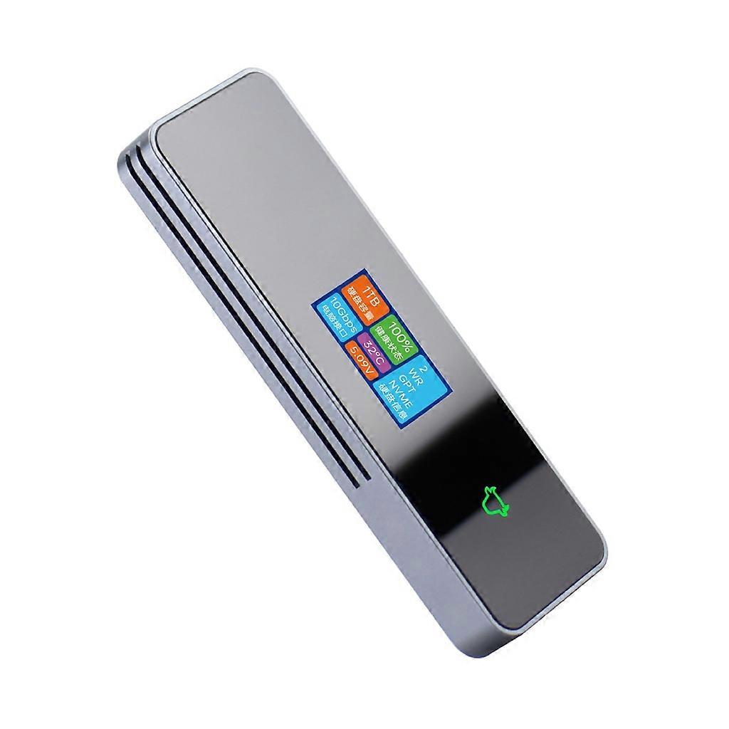  Metall SSD NVMe RGB Abdeckung Nvme 10Gbps Externes Festplattengehäuse Typ-C Gehäuse Festplattengehäuse