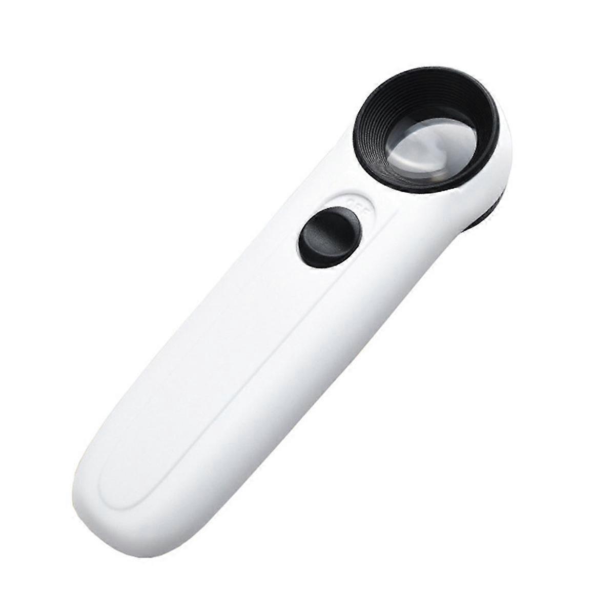40X Magnifying Glass with Light Magnifier Portable Desk Read Light for Jewelry Appraisal Reading Re