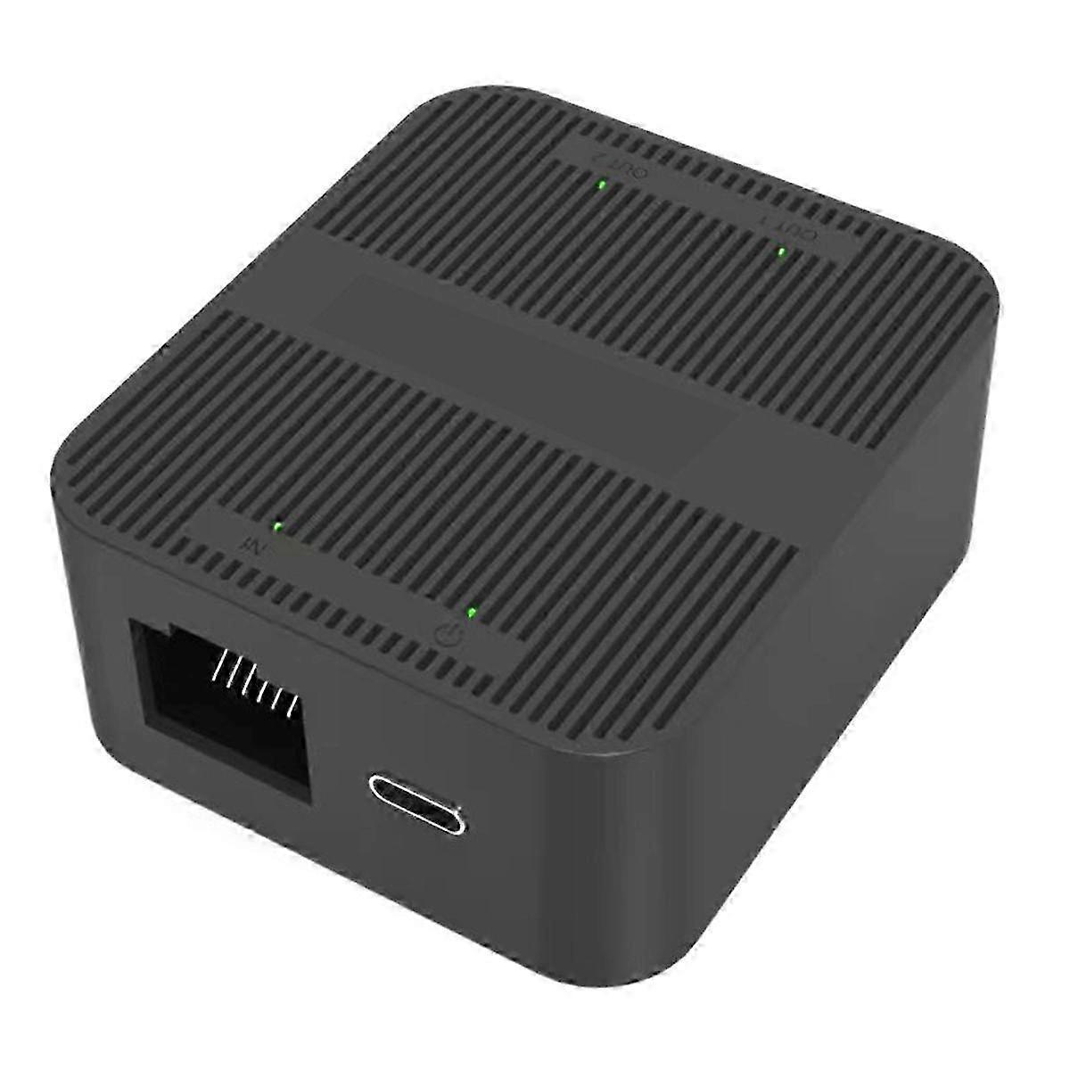 Rj45 External Network Splitter Network Cable Extender 1000mbps Gigabit Switching Machine For Pc Lap