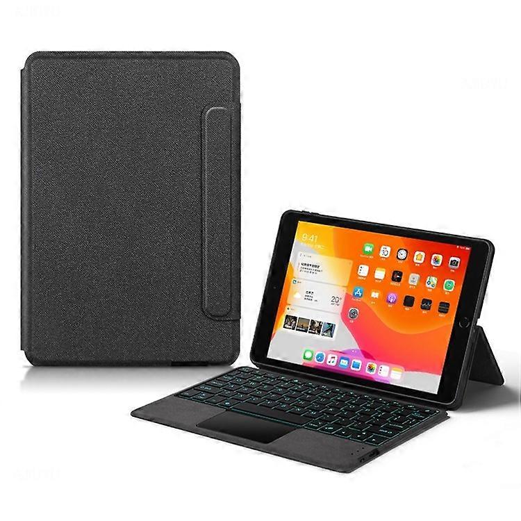 JIUYU Compatible For iPad Air (2013) / Air 2 / iPad 9.7-inch (2017) / (2018) Bluetooth Keyboard Case with TouchPad / Colorful Ba