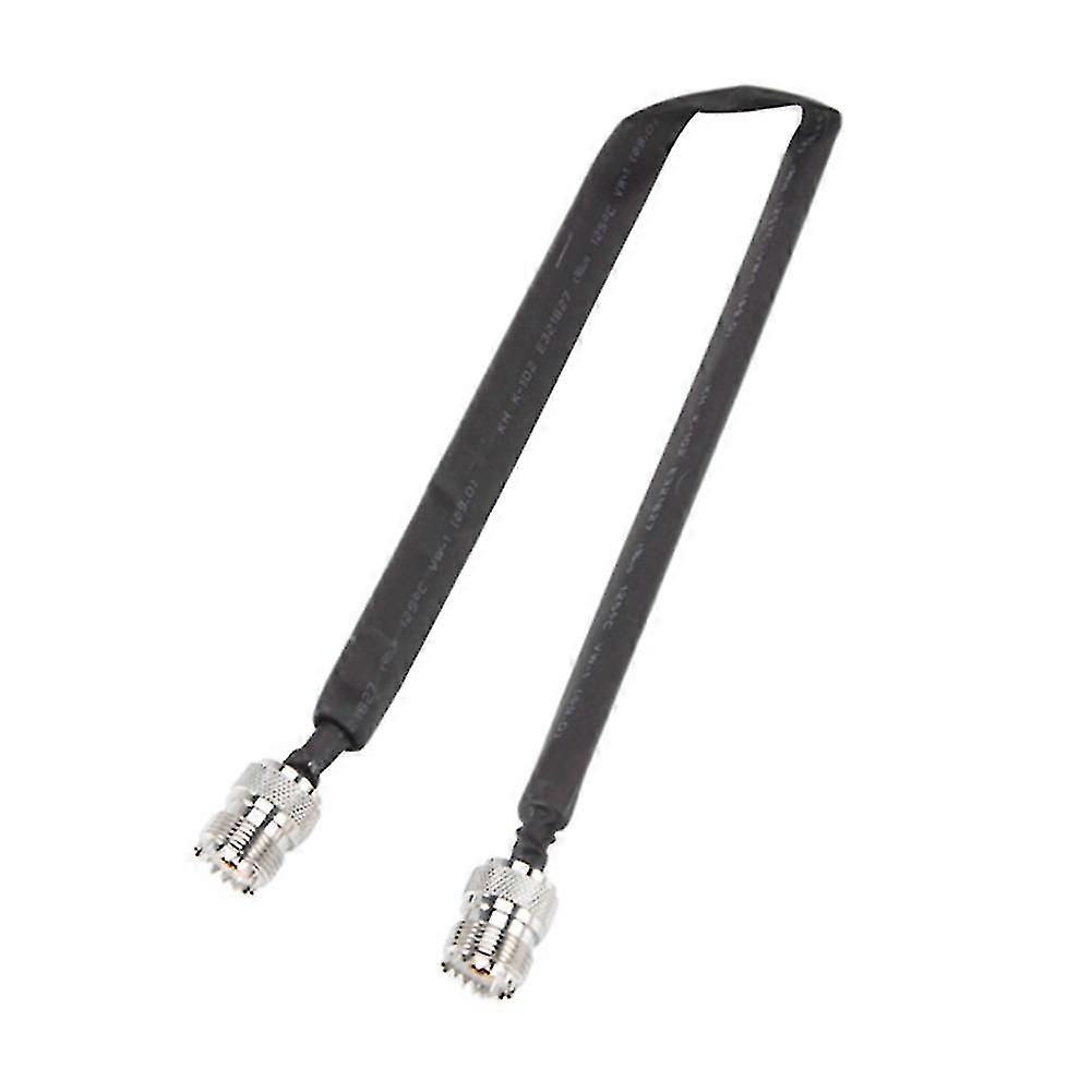 2x Koaxialkabel SO239 UHF-Buchse Auf UHF-Buchse – 50 Ohm, 40 Cm – Für Antennen & Funkgeräte