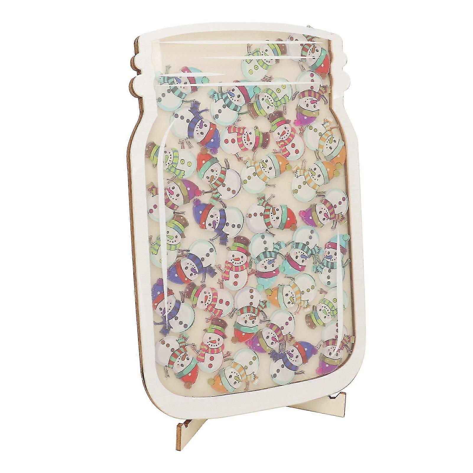 Educational  Snowman Theme Jar for Home & School