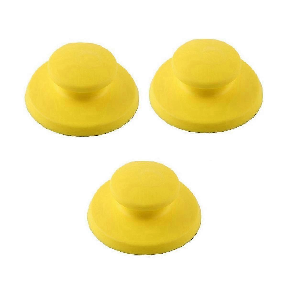 Manual Sander Grinding Block 124mm Compatible Round Hand-Polished Sticky Tray 5-Inch Round Hand Tra