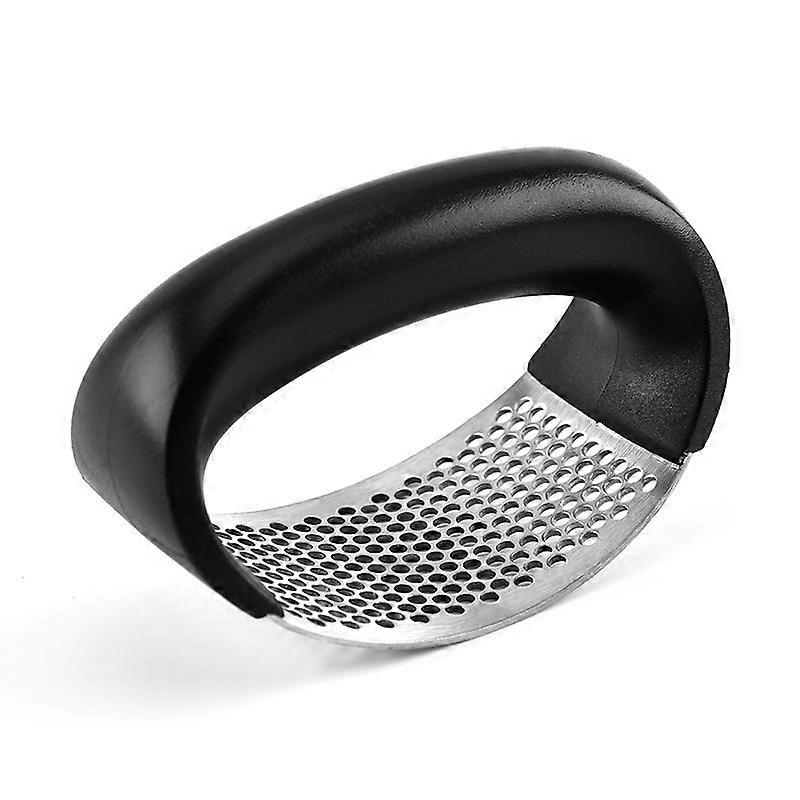 Stainless Steel Manual Garlic Crusher For Kitchen Use, Ergonomic Handle, Durable Construction