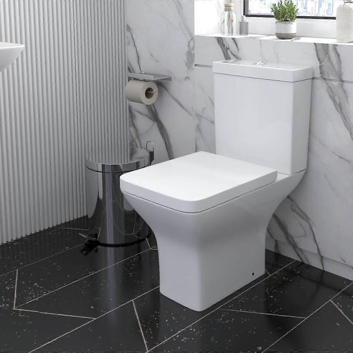 Venice Ceramic Close Coupled Toilet - White