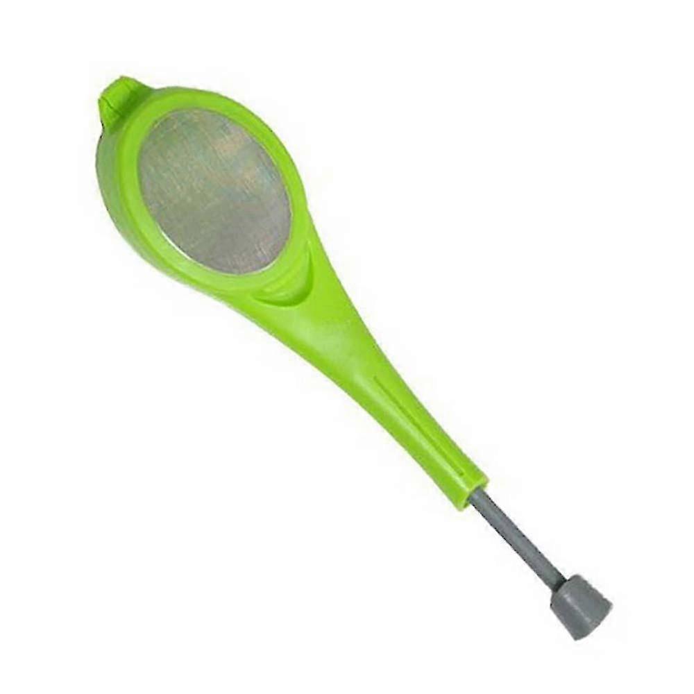 1pc Tea Infuser Built-in Plunger Healthy Intense Flavor Reusable Tea Bag Plastic Teacoffee Strainer