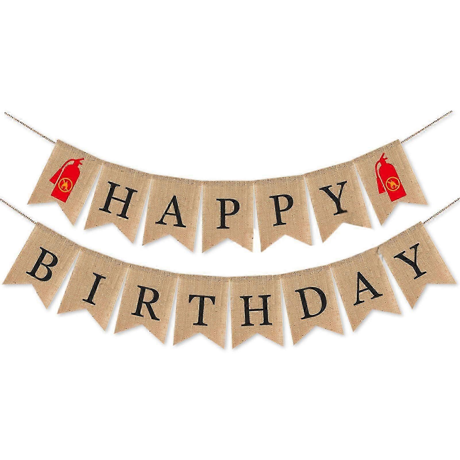 Všechno nejlepší k narozeninám Den pytlovina Banner Oslava Dodávky Závěsné prádlo Flagsl)