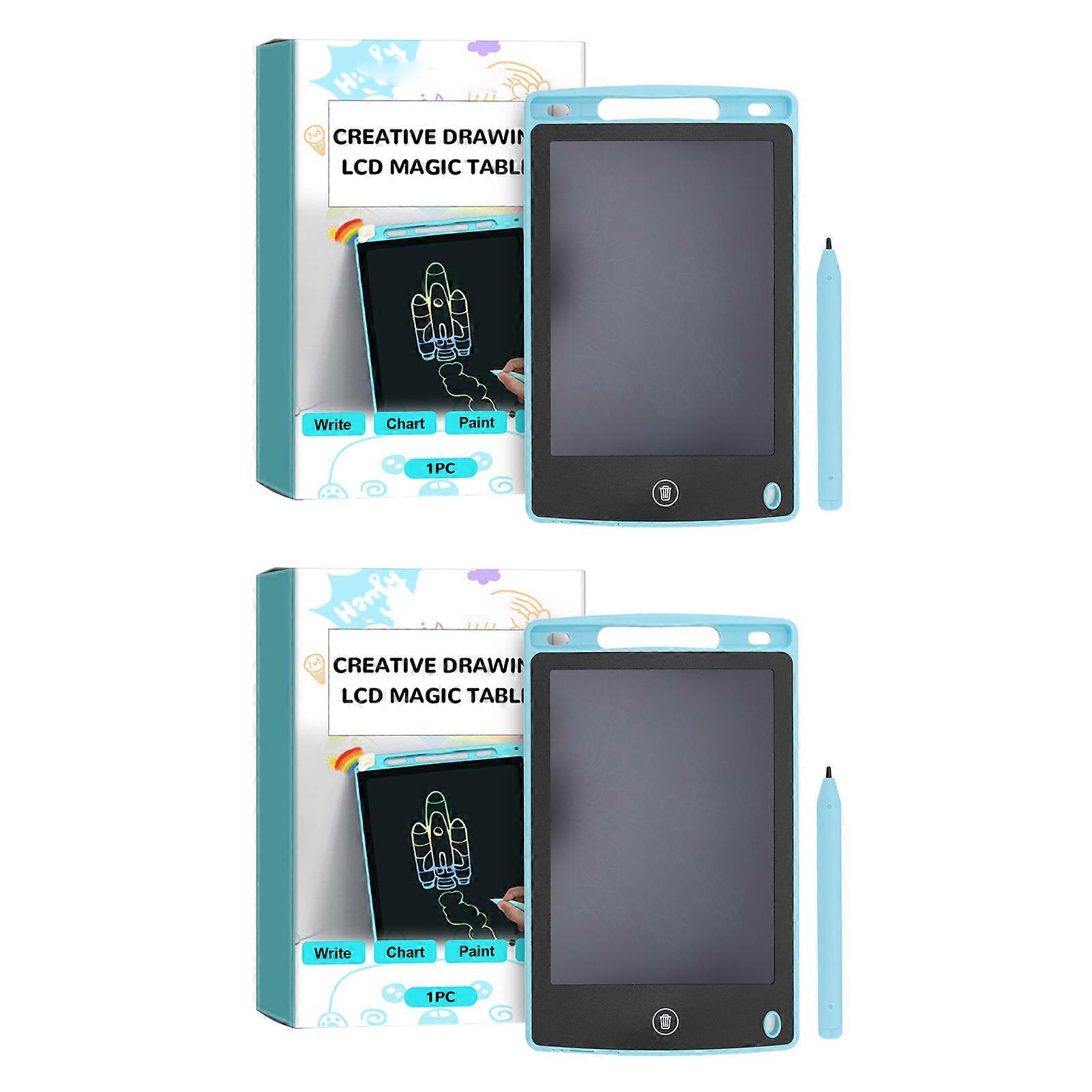 2 Set LCD Writing Tablet Reusable High Sensitivity Electronic Drawing Writing Board