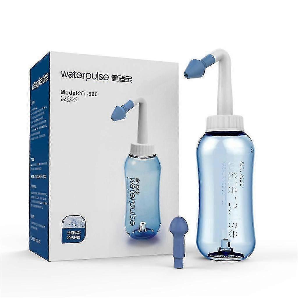 Sinus Irrigation Flaske Vask Flaske Vask Irrigation Device-yvan lyseblå-300ml