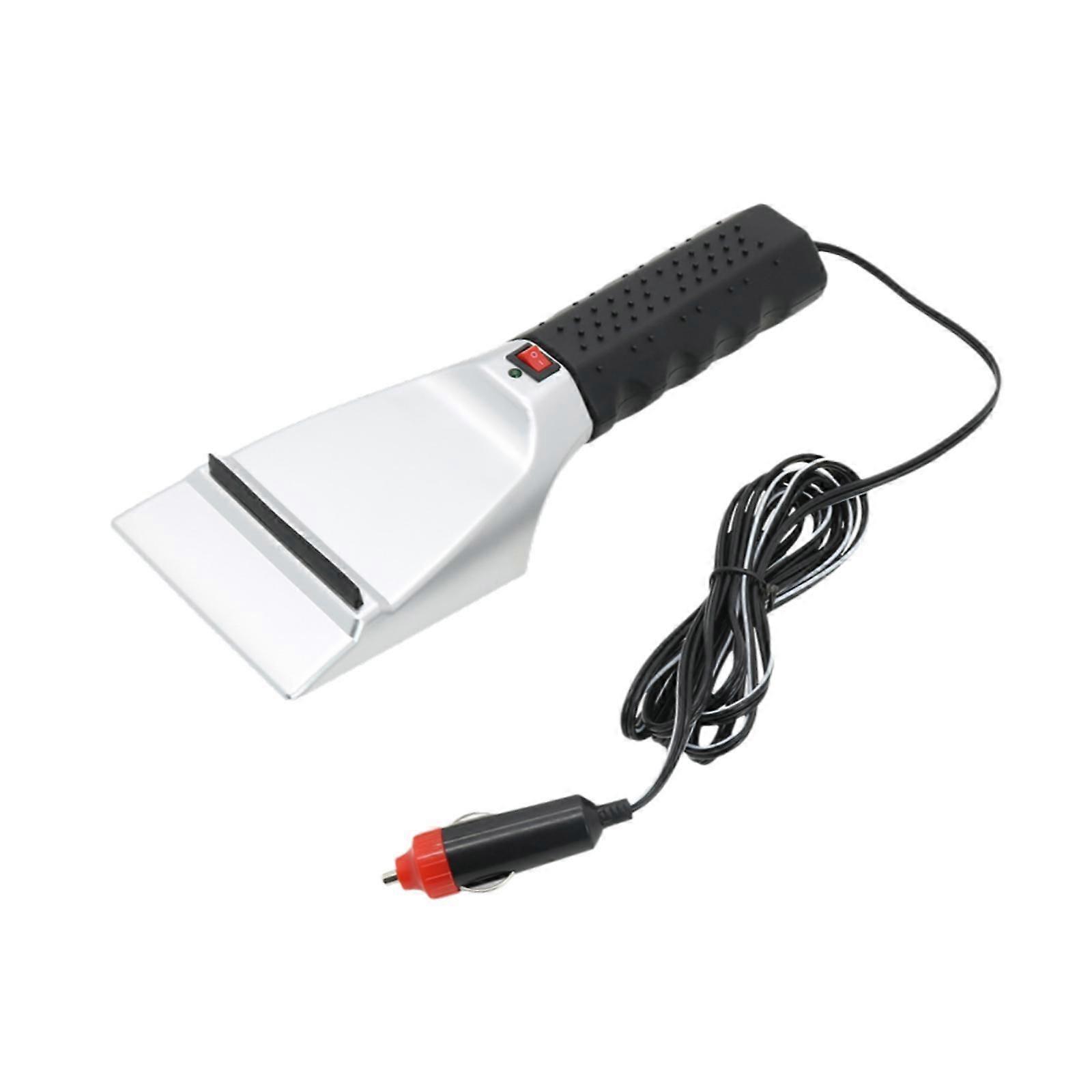 Winter Car Heated Snow Ice Scraper Plug into Cigarette Lighter Snow Remover