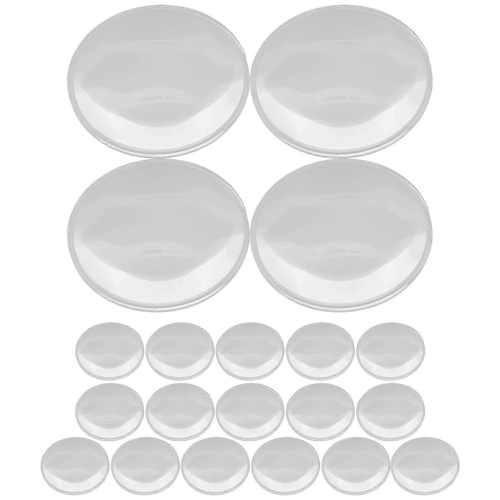 20Pcs Magnifying Glass Portable Magnifier Set for Seniors Reading Maps Jewelry Watch Computer Repair