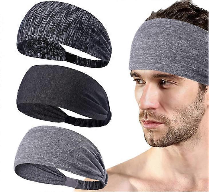ユニバーサルフィットヘッドバンド、バスケットボールフットボールランニングヨガ用の柔らかい吸湿発散性アスレチックバンド、高品質のスポーツ生地があなたを涼しく保ちます