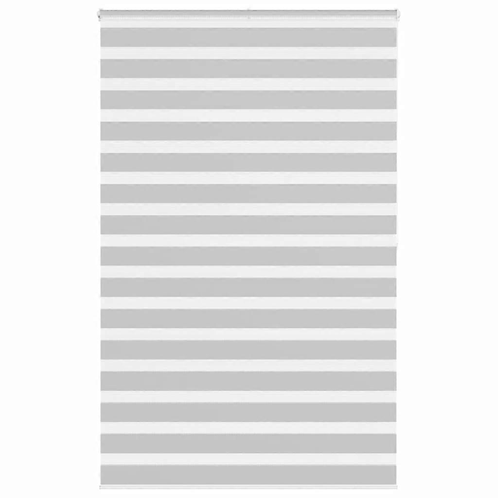 Doppelrollo Hellgrau 150x200 cm Stoffbreite 145,9 cm Polyester