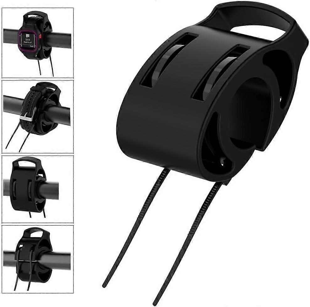 Silicone Rubber Bicycle Handlebar Mount, Safe Secure & Quick Easy Install for Garmin Forerunner & More, Enduring & High Compatibility for Multi-Sport