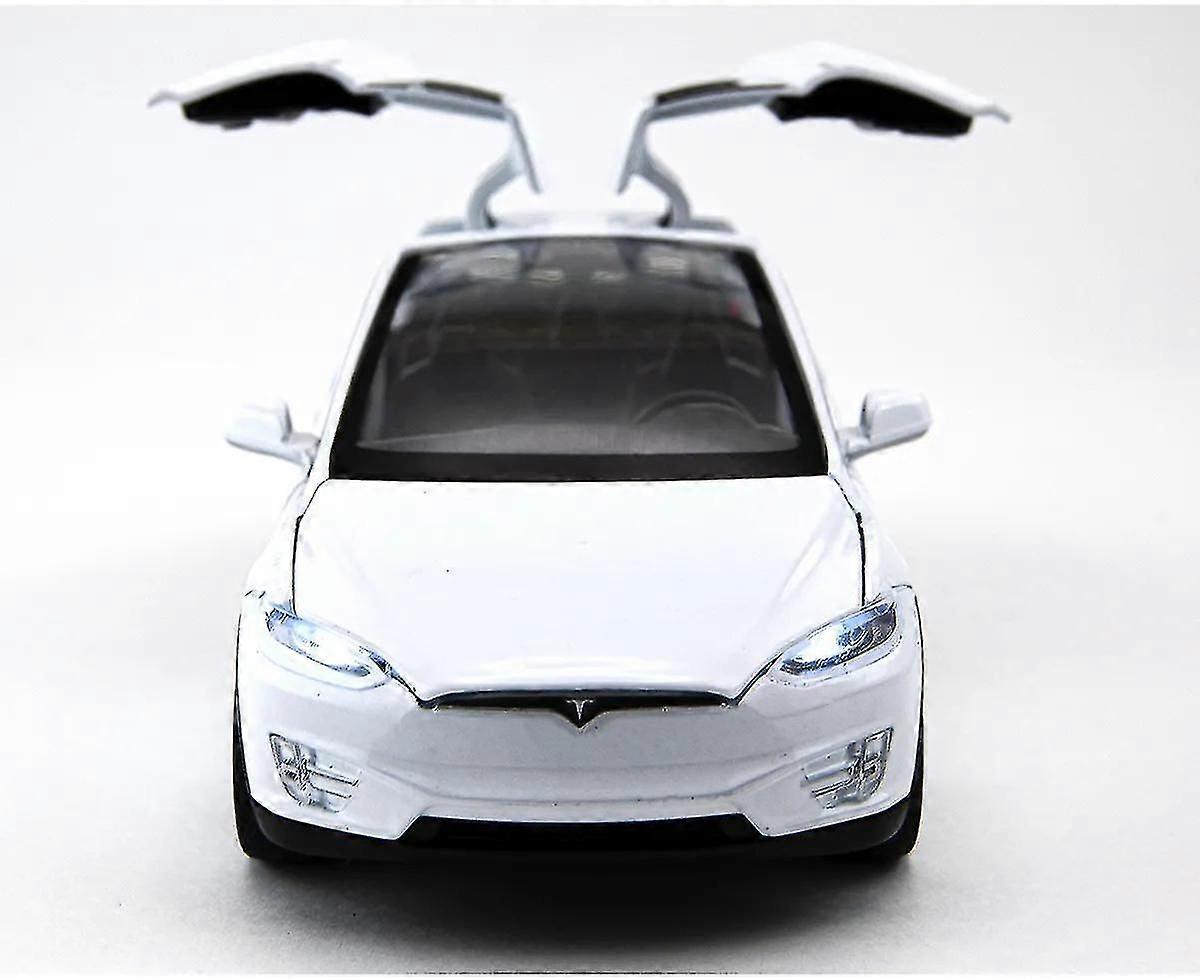 Bilmodell Tesla Model X Suv Alloy Simulation Leksak
