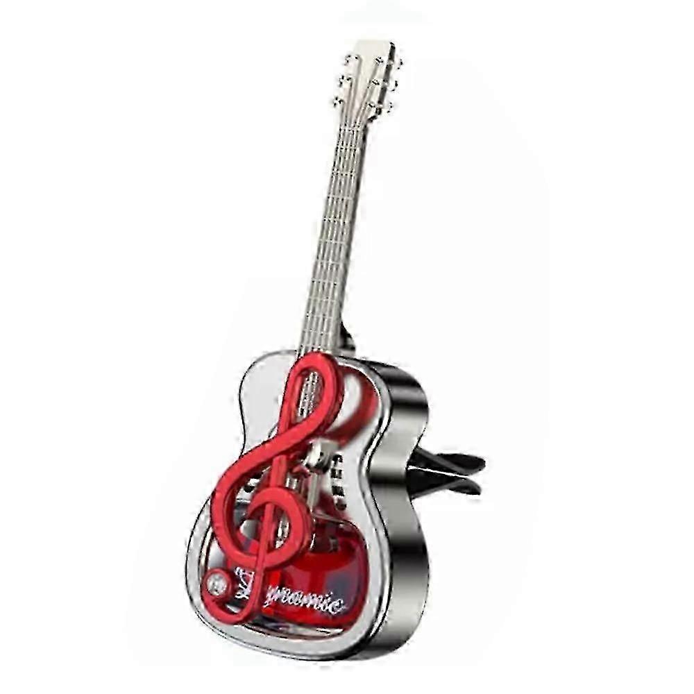 Car Air Freshener Vent Clips,Guitar Shape Aromatherapy Diffuser Rotating