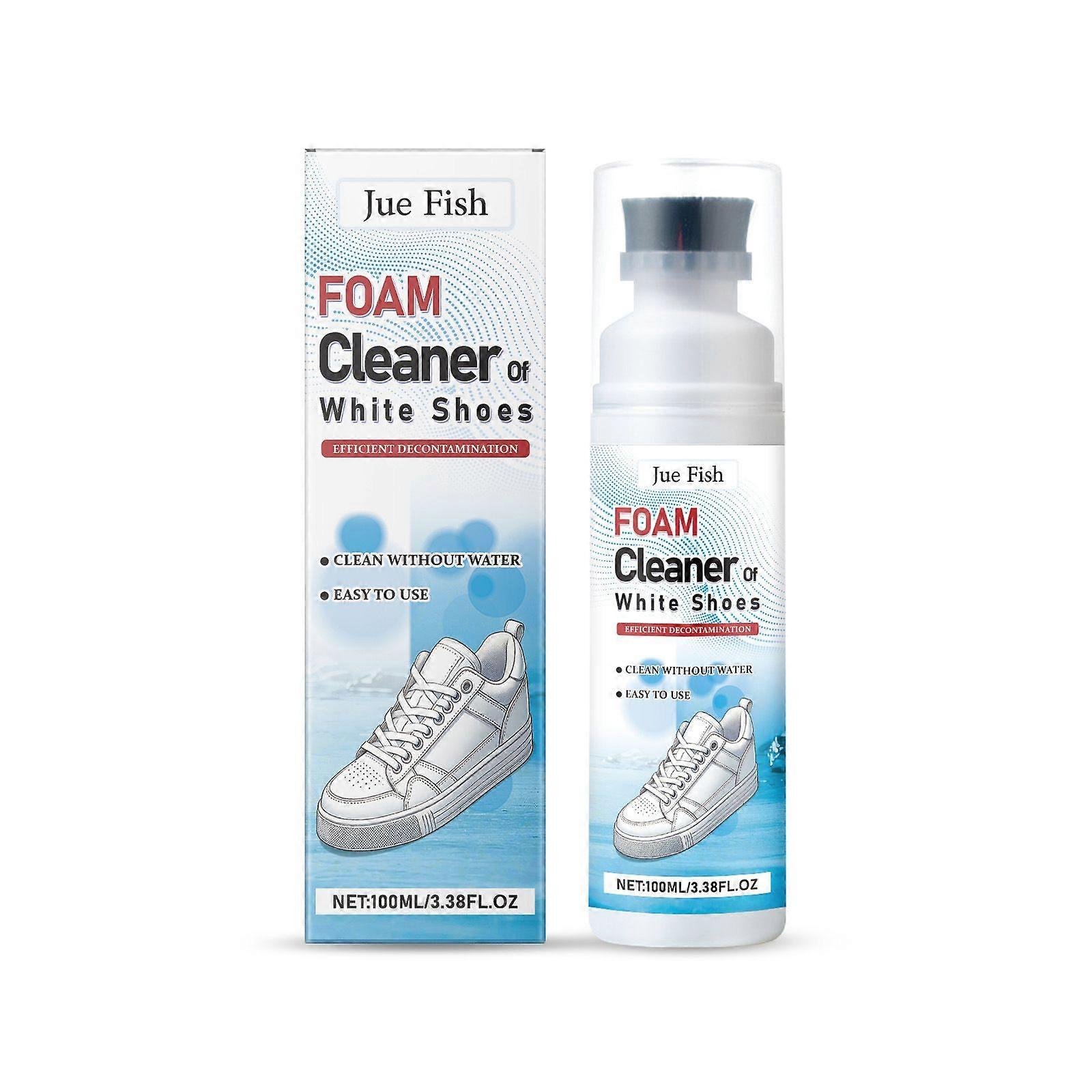 Jue Fish Chaussures Blanches Nettoyant Expansé Chaussures Blanches Propres Taches De Bord Jaune Nettoyant Expansé Sans Lavage