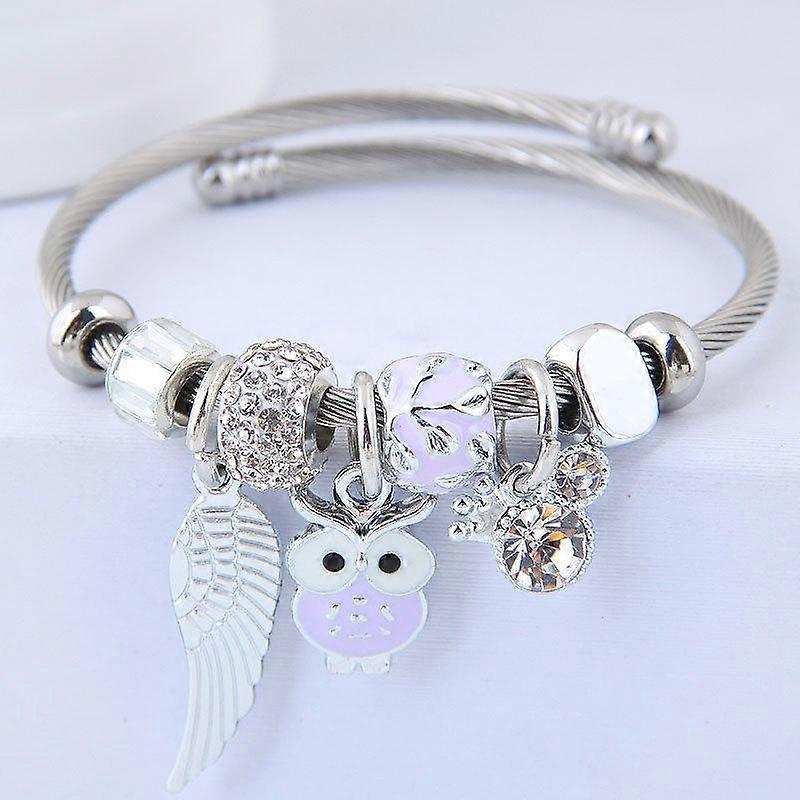 Modă, Metal Versatil, Aripi, Bufniță, Multi-Element, Accesorii de personalitate simplă Brățară de personalitate