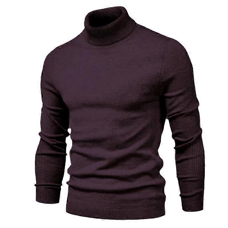 Men's Turtle Neck Knitted Winter Sweater