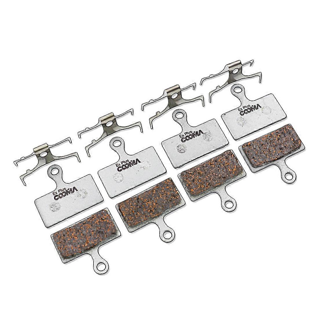 COOMA SPORT 4 Pairs Ex Plus Bicycle Disc Brake Pads for Shimano XTR