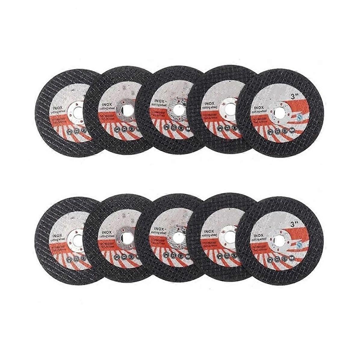 10PCS 75Mm Mini Cutting Disc Circular Resin Grinding Wheel