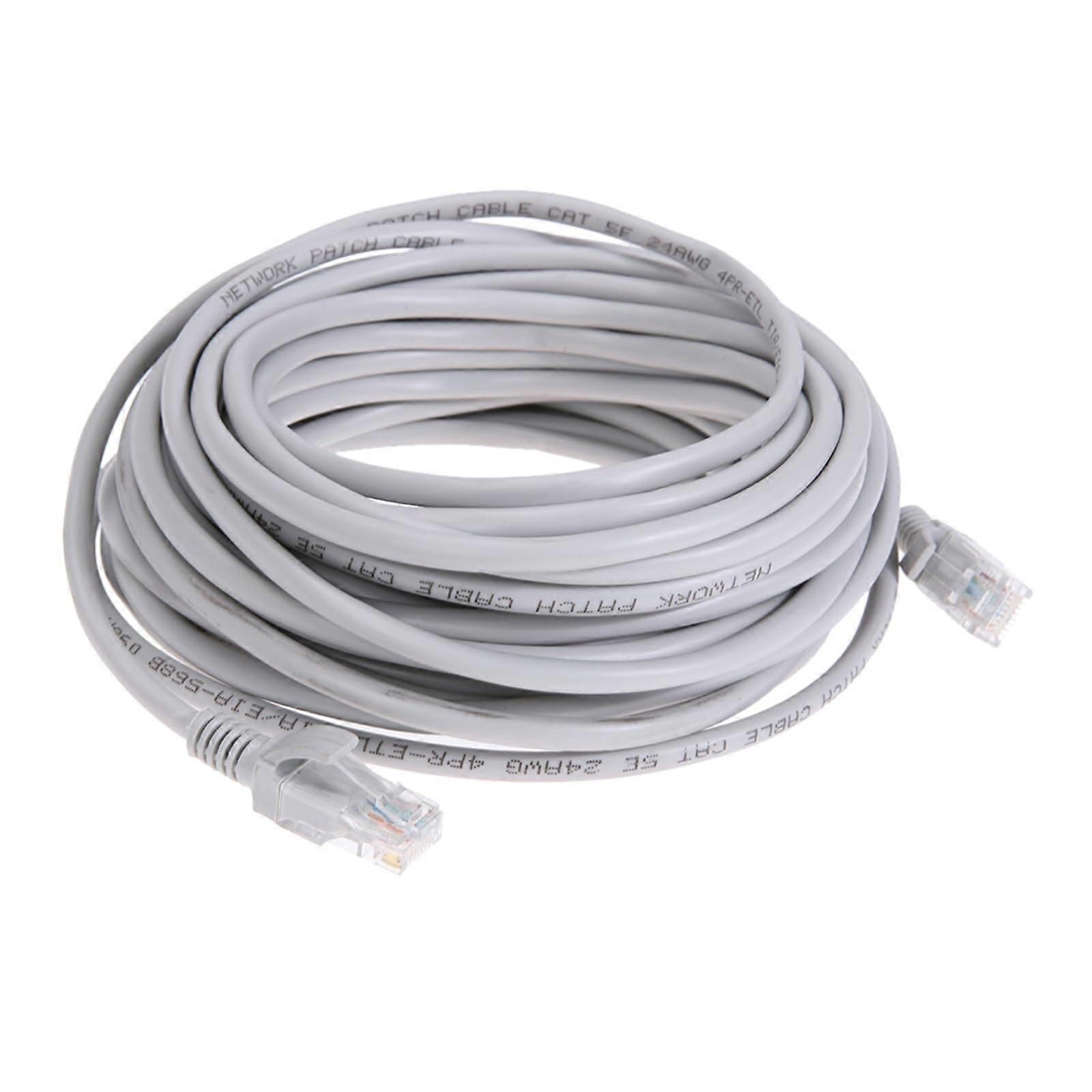 Ethernet Cable 15/20/25/30m High Speed RJ45 Network LAN Cable Router Computer Cables Cat5 Network Connector Extension Lines (Color : 10m)