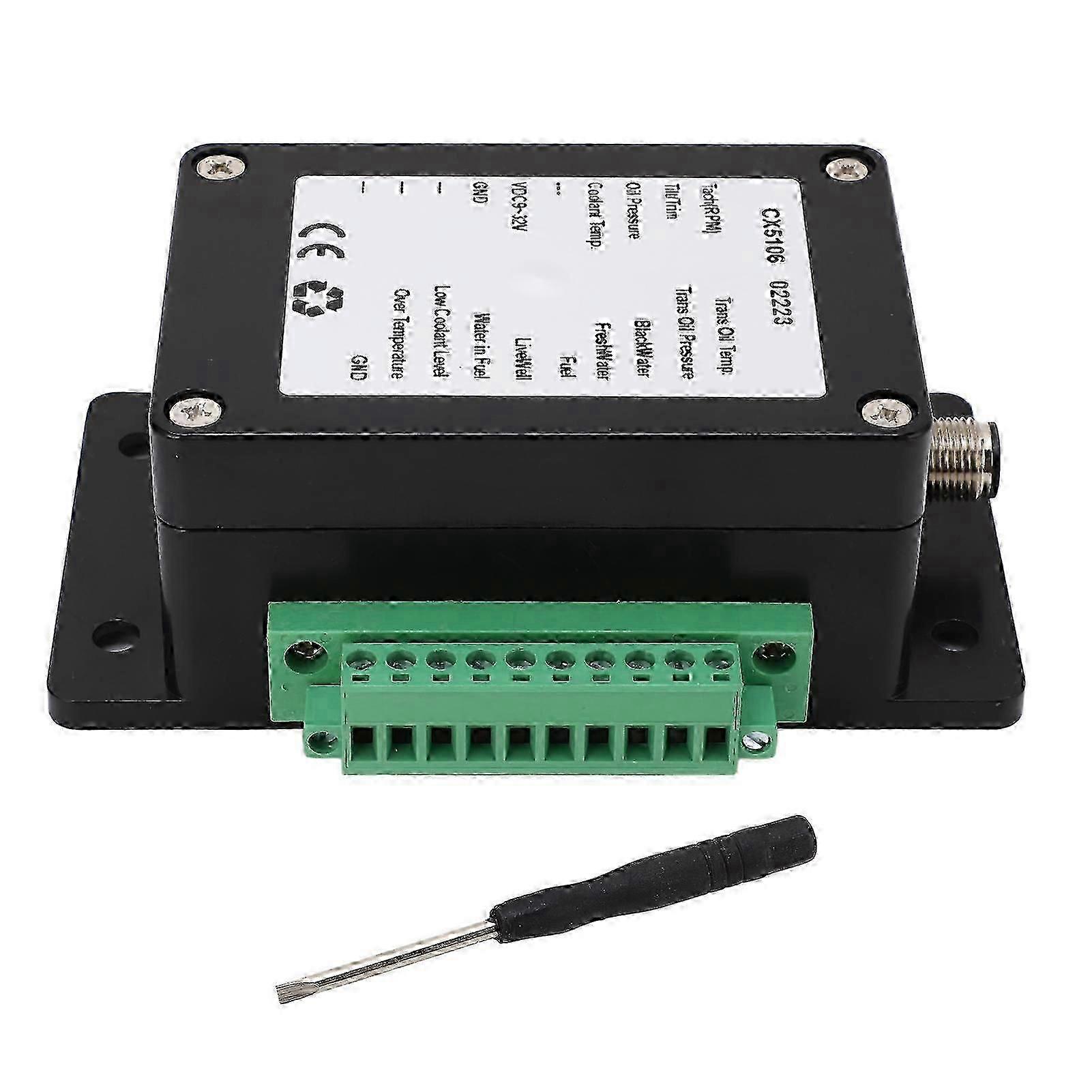 适用于 NMEA 2000 转换器盒,最多 13 个传感器 IP67 防水 DC 9?32V,适用于海洋船只游艇