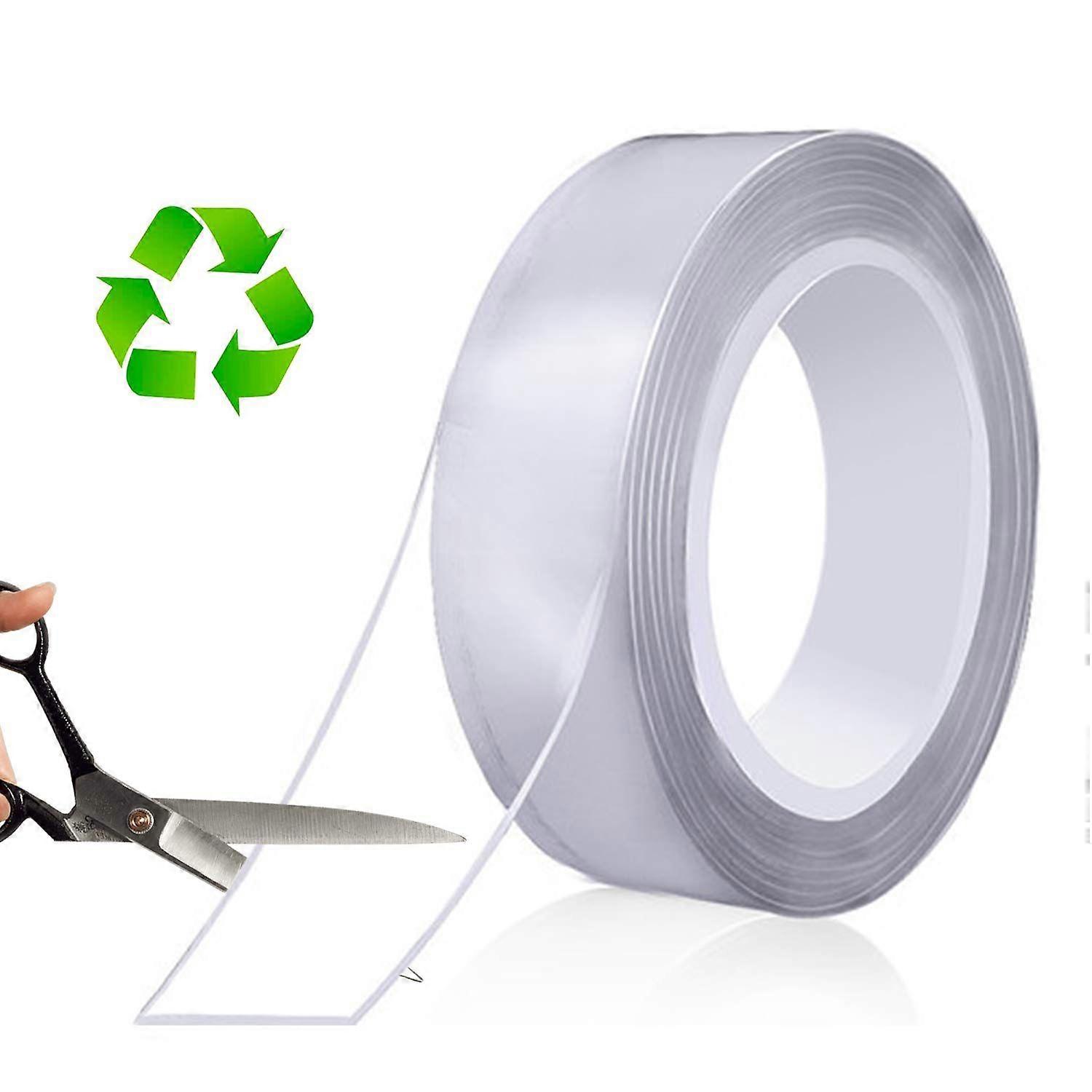 30mm*5m*2mm thick, double sided tape, versatile and strong installation tape, reusable, removable, washable, for carpet installation, home and office
