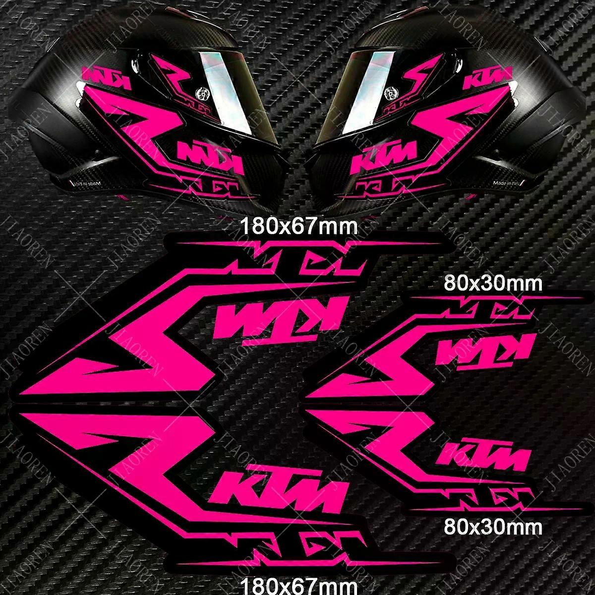 レーシングKTMヘルメットステッカーExc 250 300 350 450デューク200 690 1290 390 RC 125のデカールロゴ