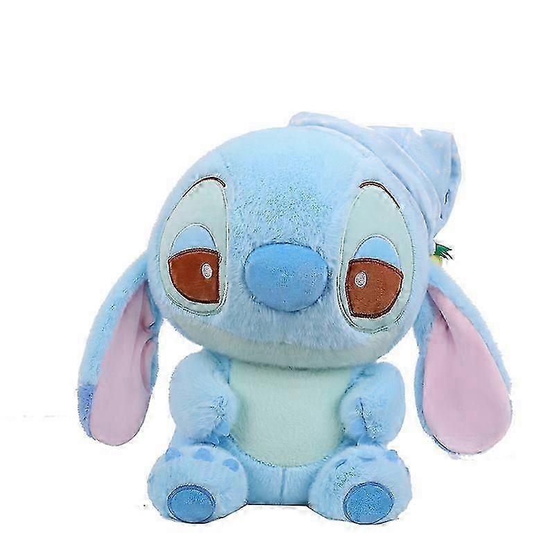 Sleeping Stitch Plush Toy Throw Pillow Plushies Stuffed Animals Doll Kids Gifts