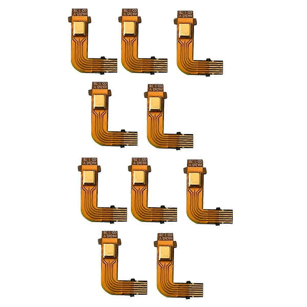 10PCS Right Microphone Flex Cable V2.0 for Game Console Inner Ribbon Cables Replace for Controller