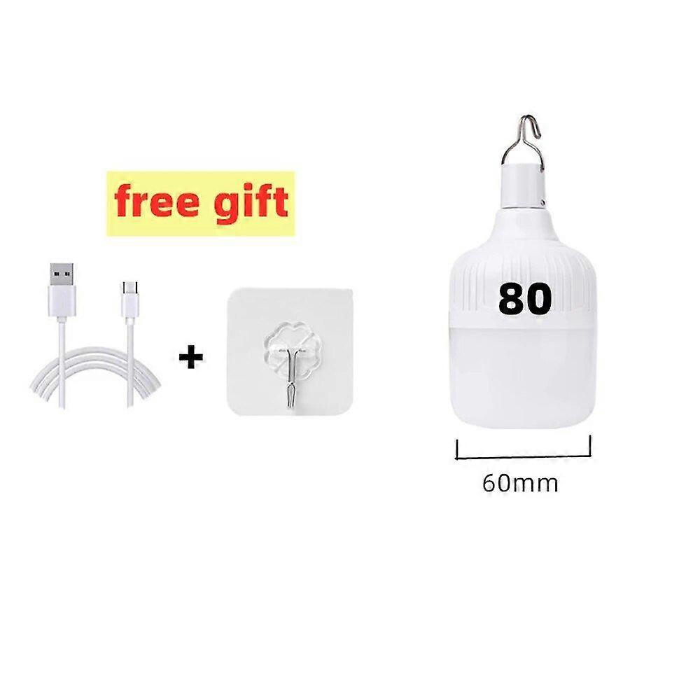 Solar Outdoor Folding Light Portable USB Rechargeable Football Lamp LED Search Lights Camping Household Emergency lighting lamp