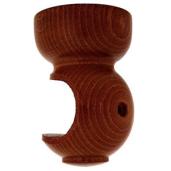 Smooth wooden ceiling support 28 x 82 mm walnut