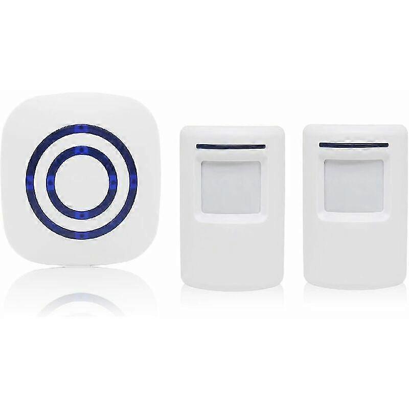 Driveway alarm/shop doorbell Wireless system with motion/access sensor 38 chimes Range up to 100m