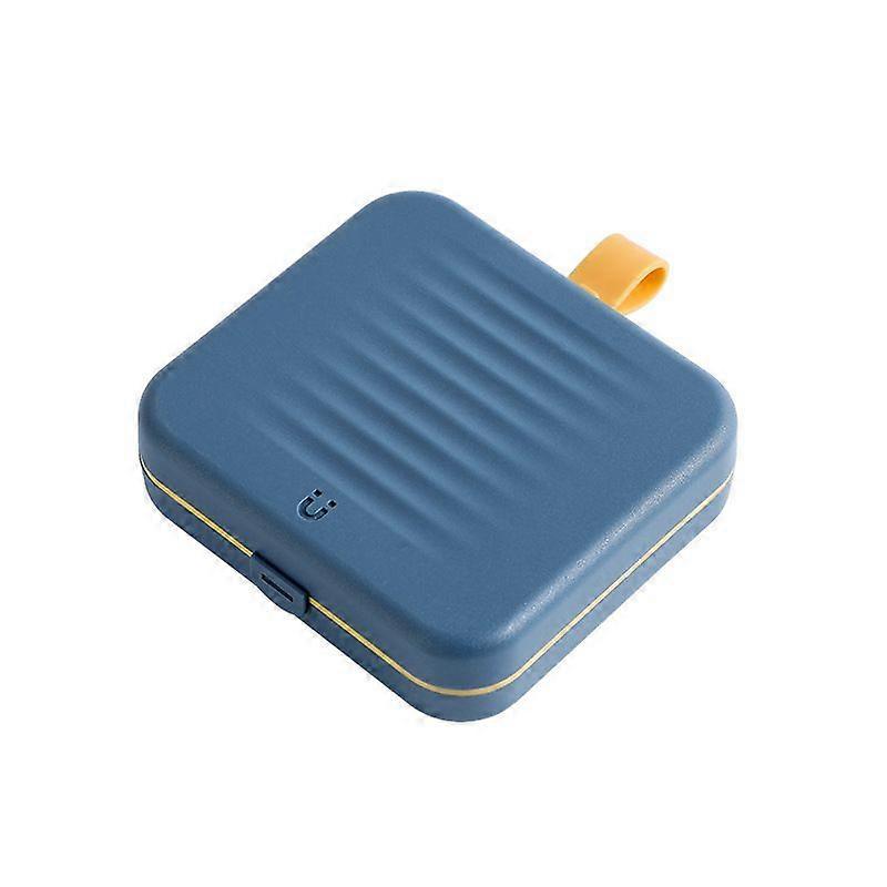 Magnetic Needle Thread Box Mini Sewing 21pcs kit for Home, Blue