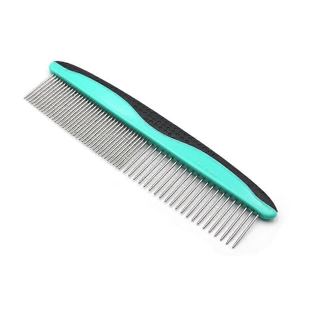 Small and large PET combs for small and large varieties and regions. Premium Anti-Slip Comfort Grip Ergonomic Handle for Your Dog and Cat, (Light Blue