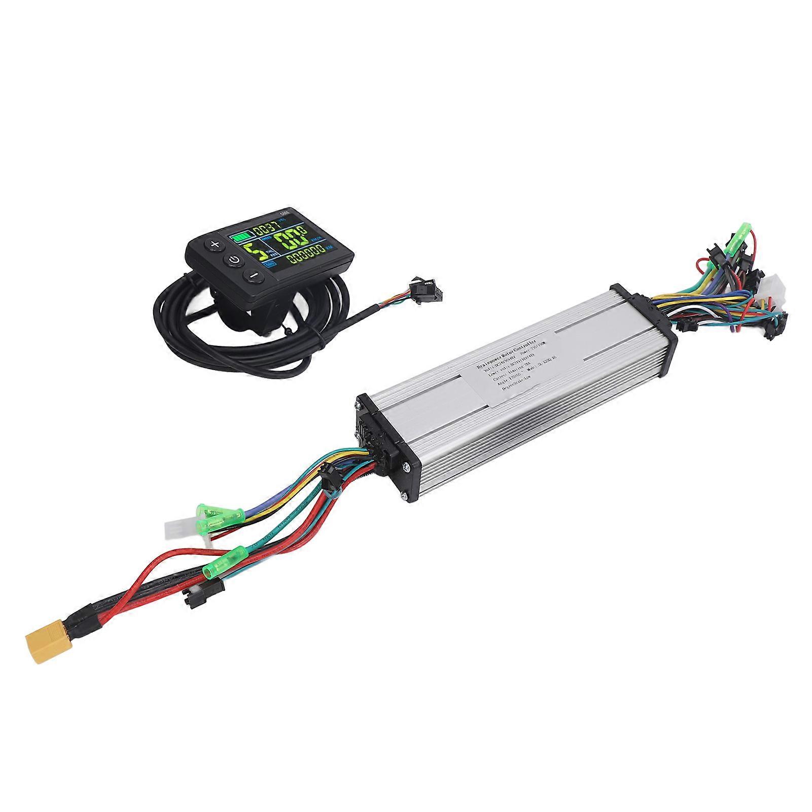 Motor Controller LCD Buntes Display 24V 36V 48V 250W 350W Brushless Controller Dual Drive Kit für Elektrofahrrad Scooter