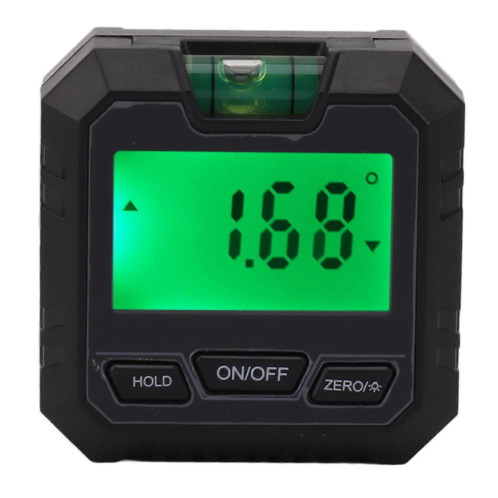 Protractor ABS Mini Digital Level Box Angle Finder Gauge Meter with Magnetic Base for Carpentry Building Masonry Bevel