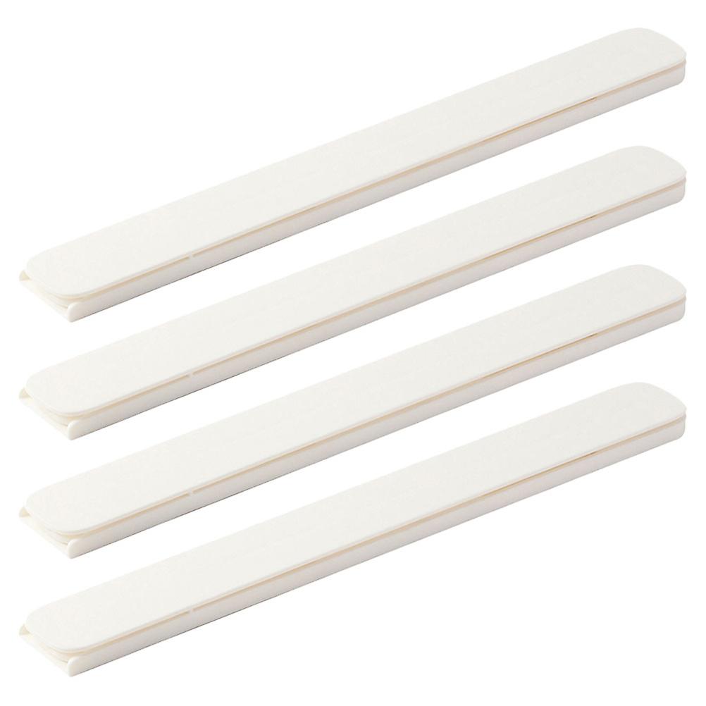 4pcs Heavy Duty Self Adhesive Drawer Slides Smooth & Quiet Operation for Kitchen Cabinets, Wardrobes, and Dressers Durable White Design
