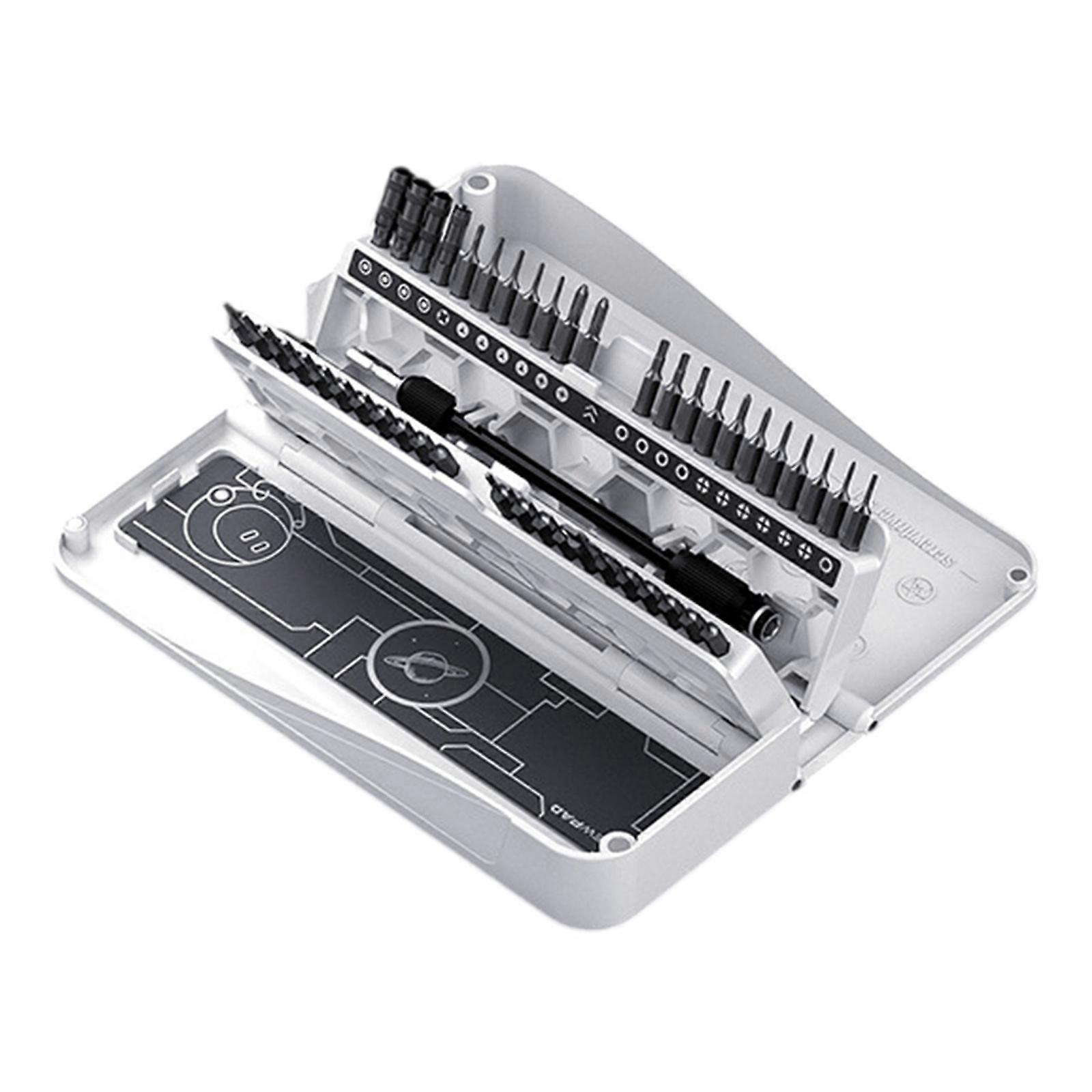Space Saving Phone Electronics Repair Toolkit Containing Screwdriver Accessories Suitable for Mobile Device Maintenance