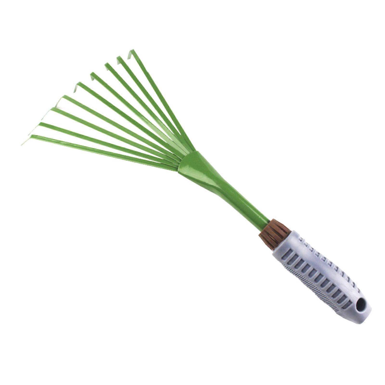 Ergonomic Handle Designs Professional Garden Rake Iron Tooth for Efficient Soil Work Efficient Soil Preparation