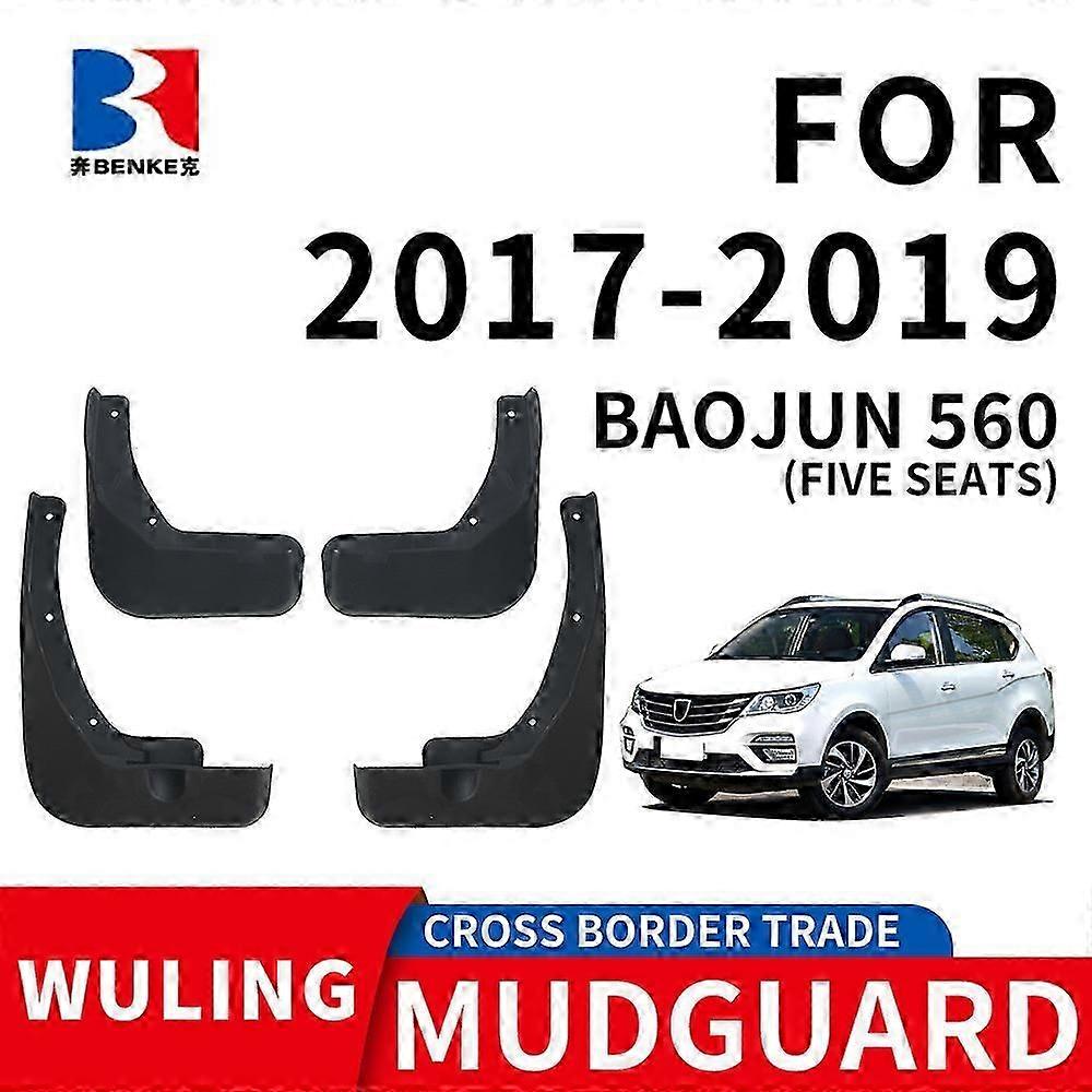 Applicable To 2017-2019 Wuling Baojun 560 5-Seat Car Tire Fender Pp Soft Rubber Material