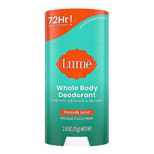 Lume Whole Body Smooth Solid Deodorant Stick Minted Cucumber Scent